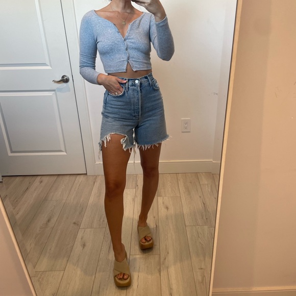 Aritzia Button Up Long Sleeve - Picture 9 of 12